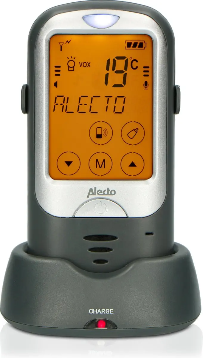 Alecto DBX68GS Outdoor Babyfoon - 1km Bereik - Antraciet
