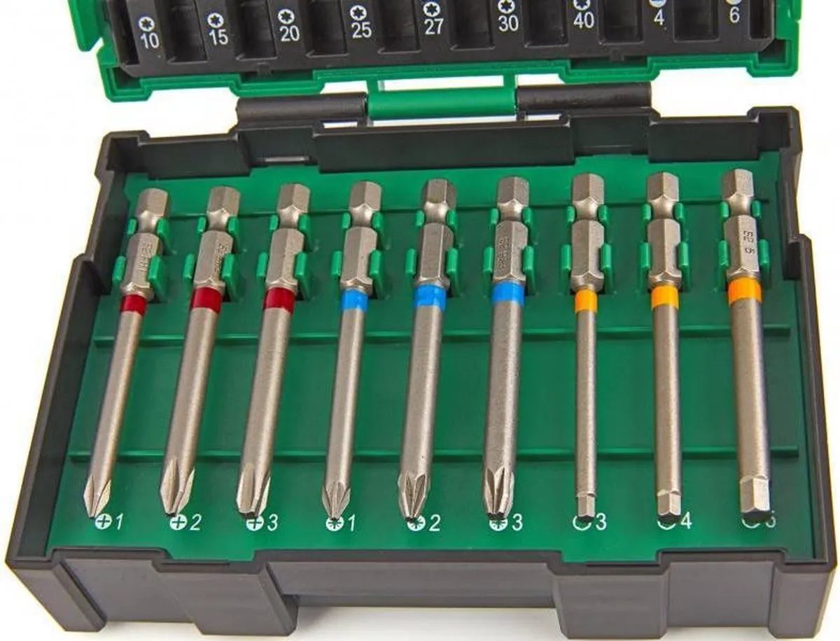 Hikoki 40030022 18-delige Extra Lange Bitset - 75mm