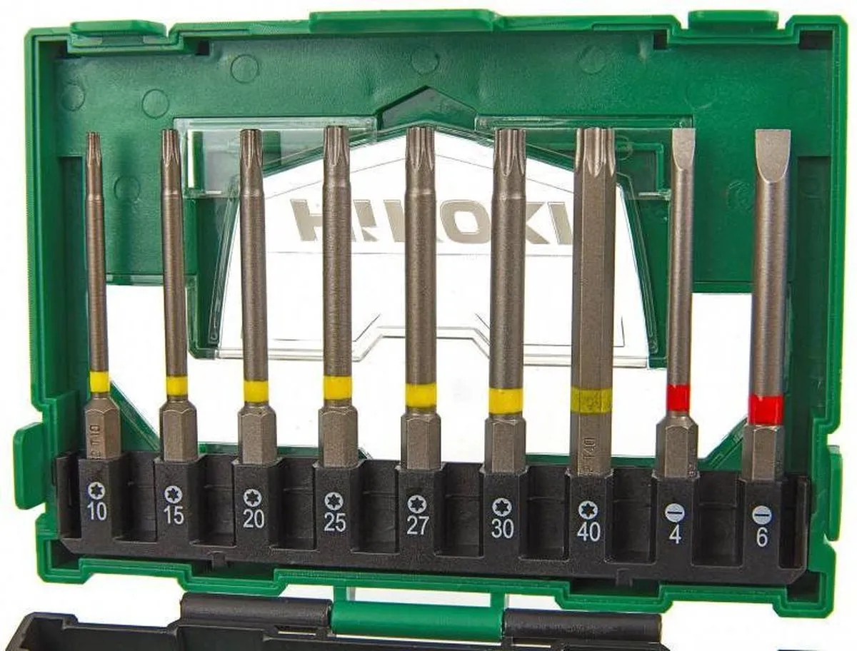 Hikoki 40030022 18-delige Extra Lange Bitset - 75mm
