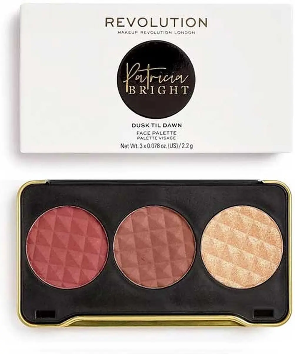 Makeup Revolution Patricia Bright Contour Palette Dusk Til Dawn - 3 Stuks
