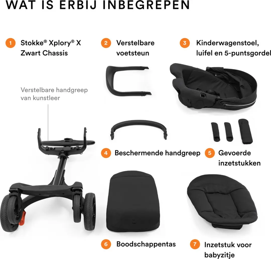 Stokke Xplory X Kinderwagen - All-terrain Goudgeel