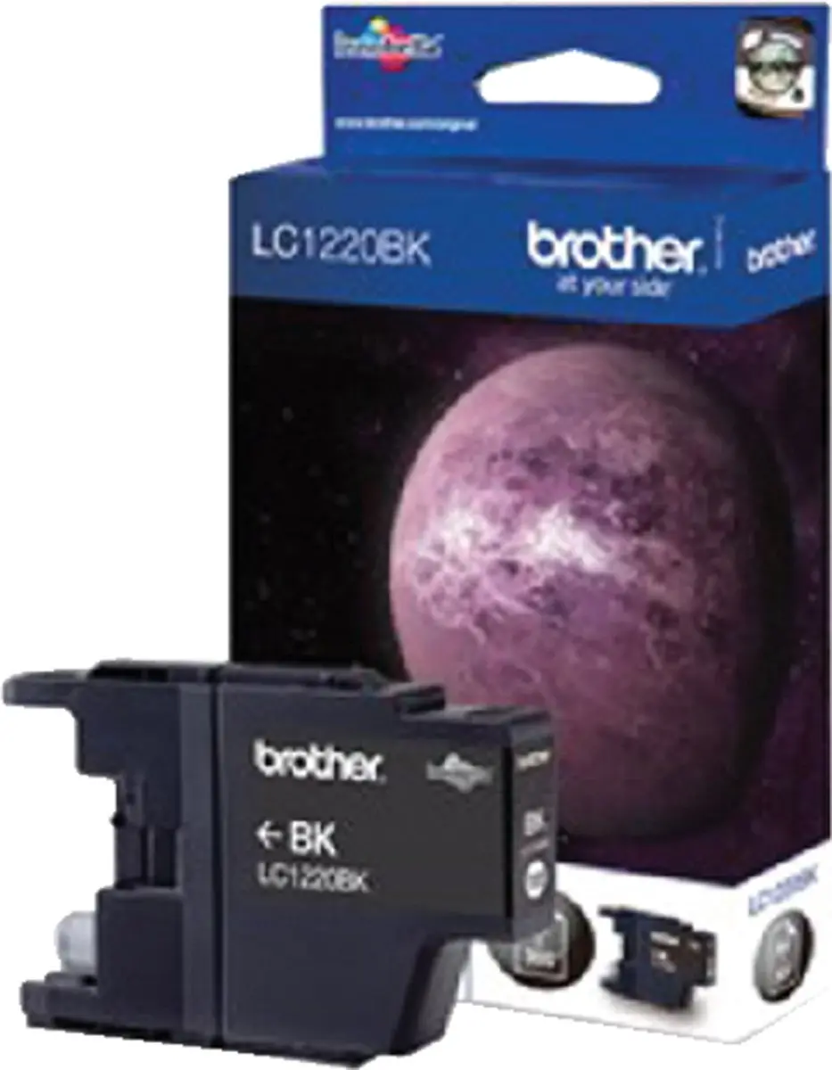 Brother LC-1220BK Inktcartridge - Zwart - afbeelding 2 van 3