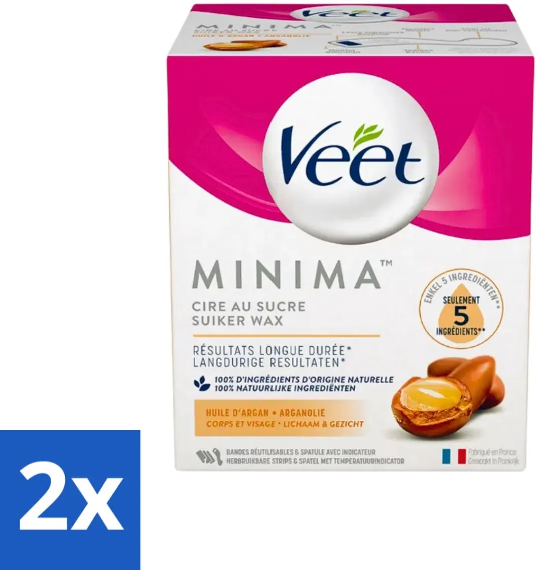 Veet Warme Wax Minima Arganolie 500ml