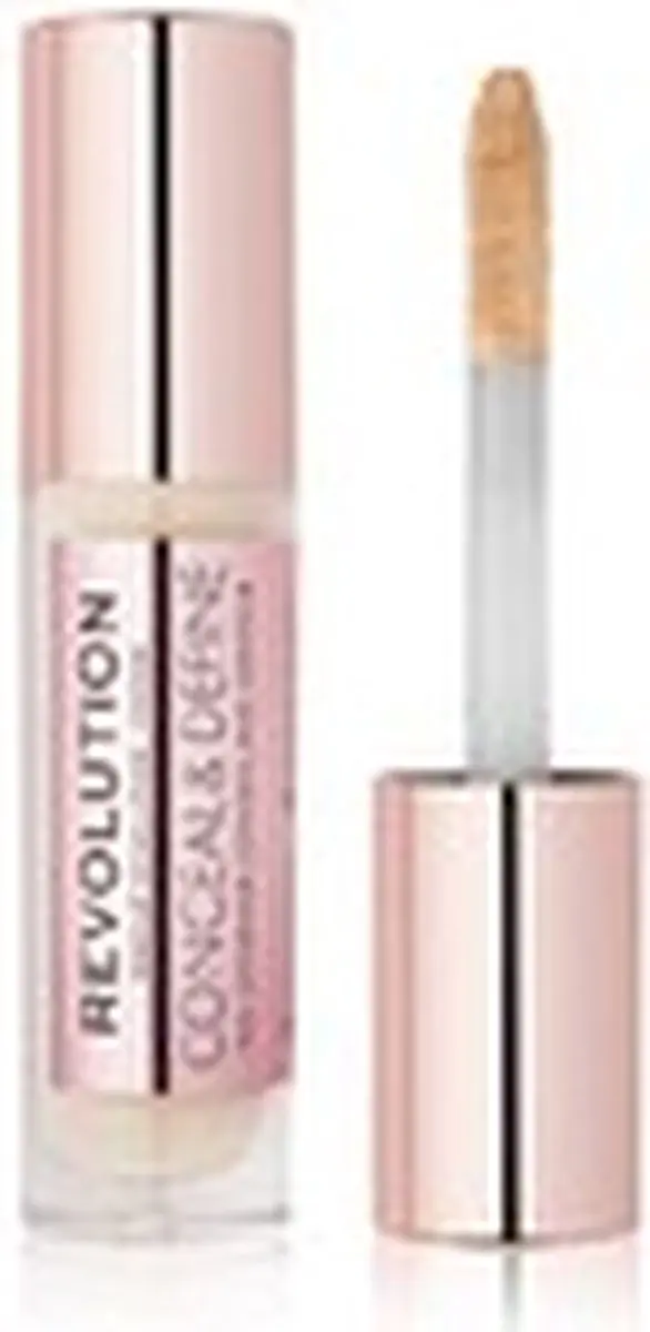 Makeup Revolution Conceal & Define Concealer C4 - 3ml Beige