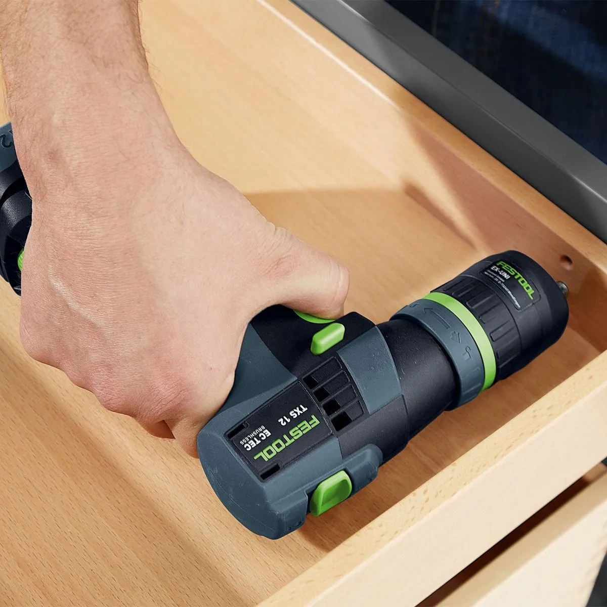 Festool TXS 12 2,5 Accu Schroefboormachine - 2x Accu BP 12 Li 2,5C