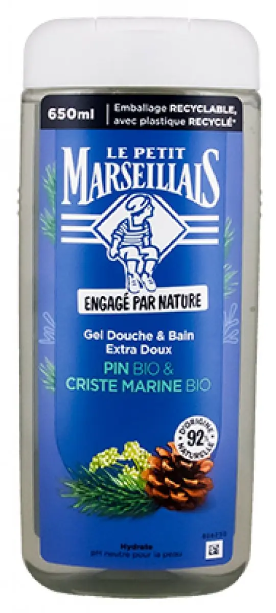 Le Petit Marseillais Douche & Badgel Biologisch Den & Zeekraal 650ml