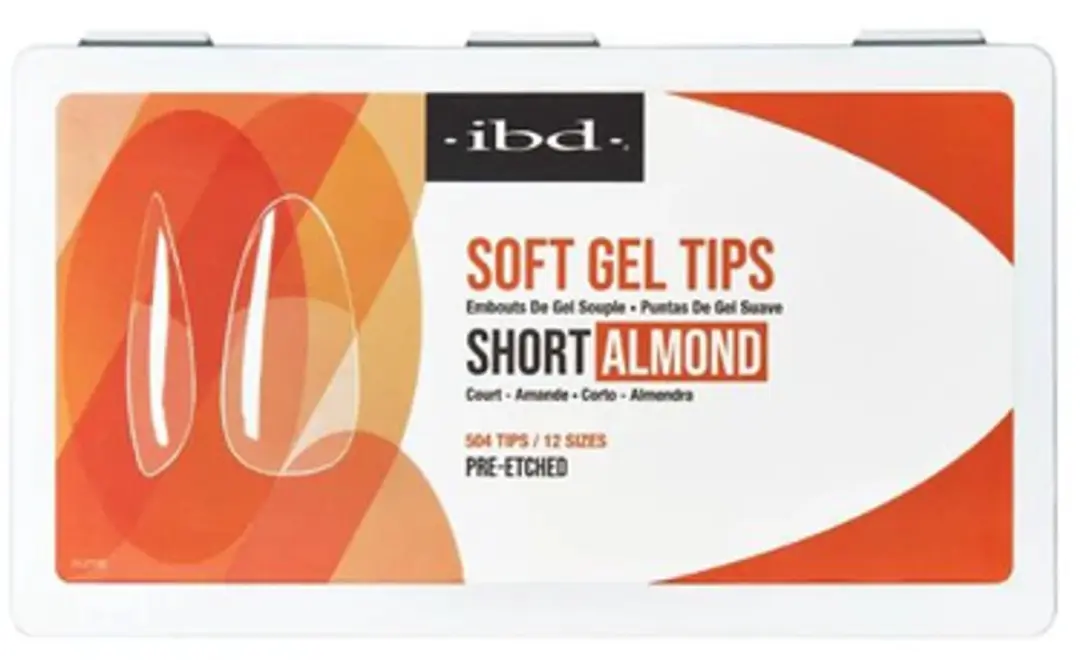 IBD Soft Gel Tips Short Almond