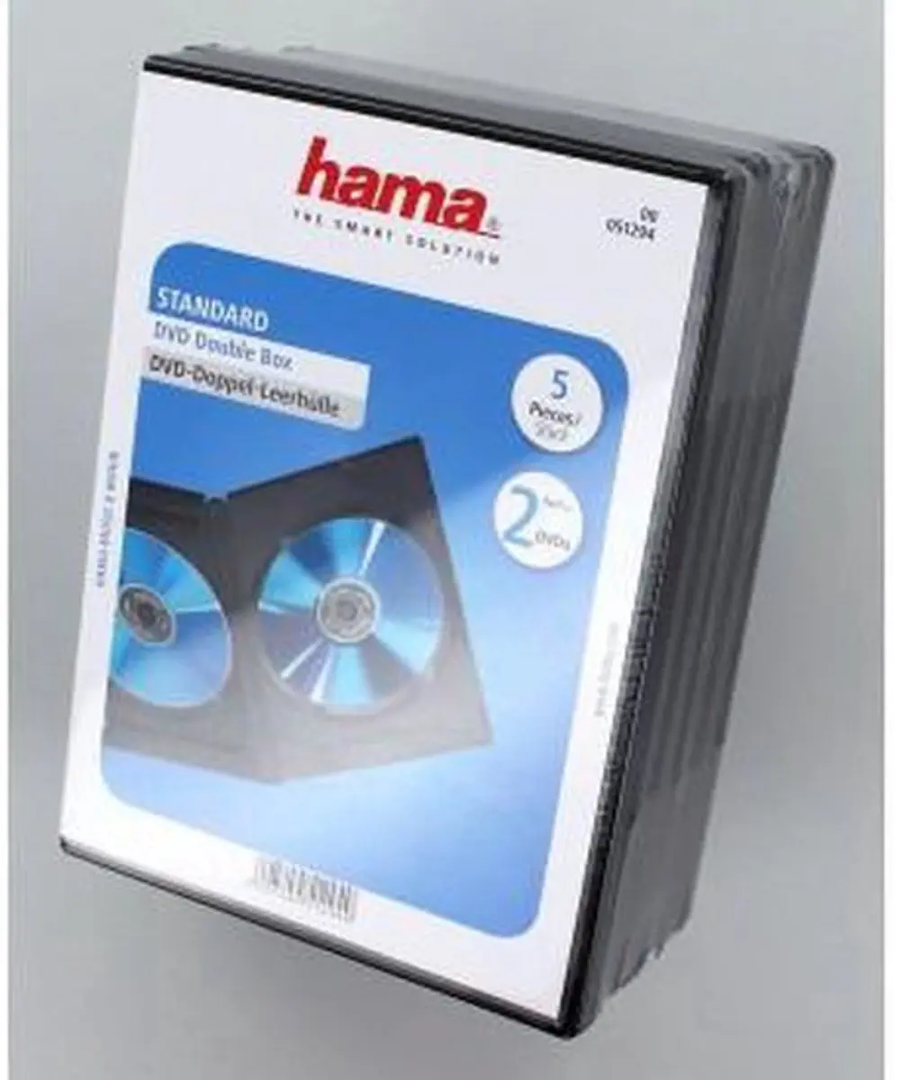 Hama DVD Box Dubbel 25 Vakken - Zwart - afbeelding 6 van 6
