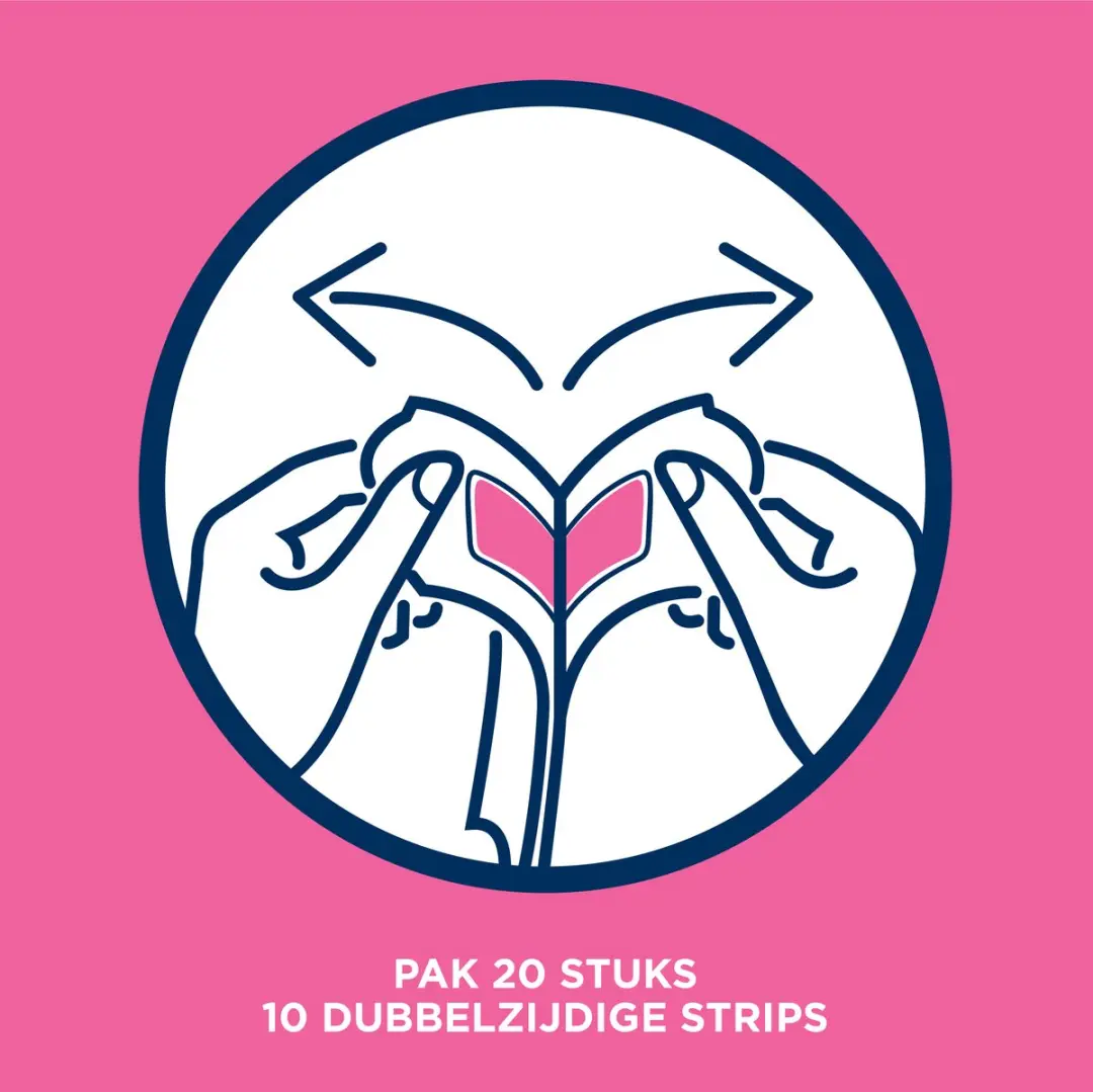 Veet Pure Ontharingstrips Oksels & Gezicht - 36 Stuks