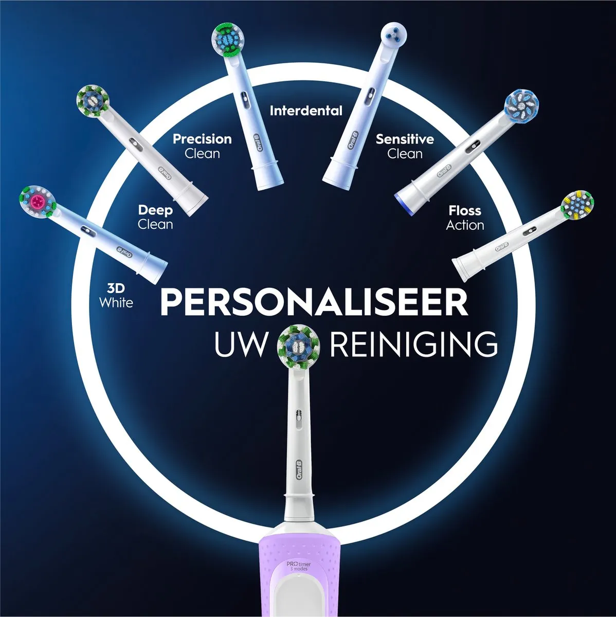 Oral-B Vitality Pro Elektrische Tandenborstel - Paars