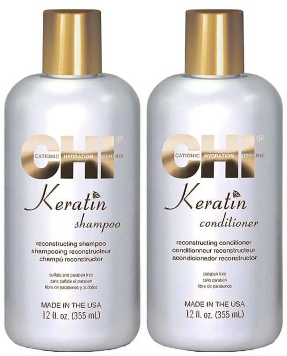 Chi Natural Life Keratin Rebuild Duo 355ml