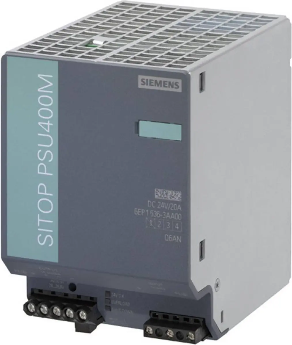 Siemens 6EP15363AA00 DIN-rail Netvoeding 24V 20A 480W