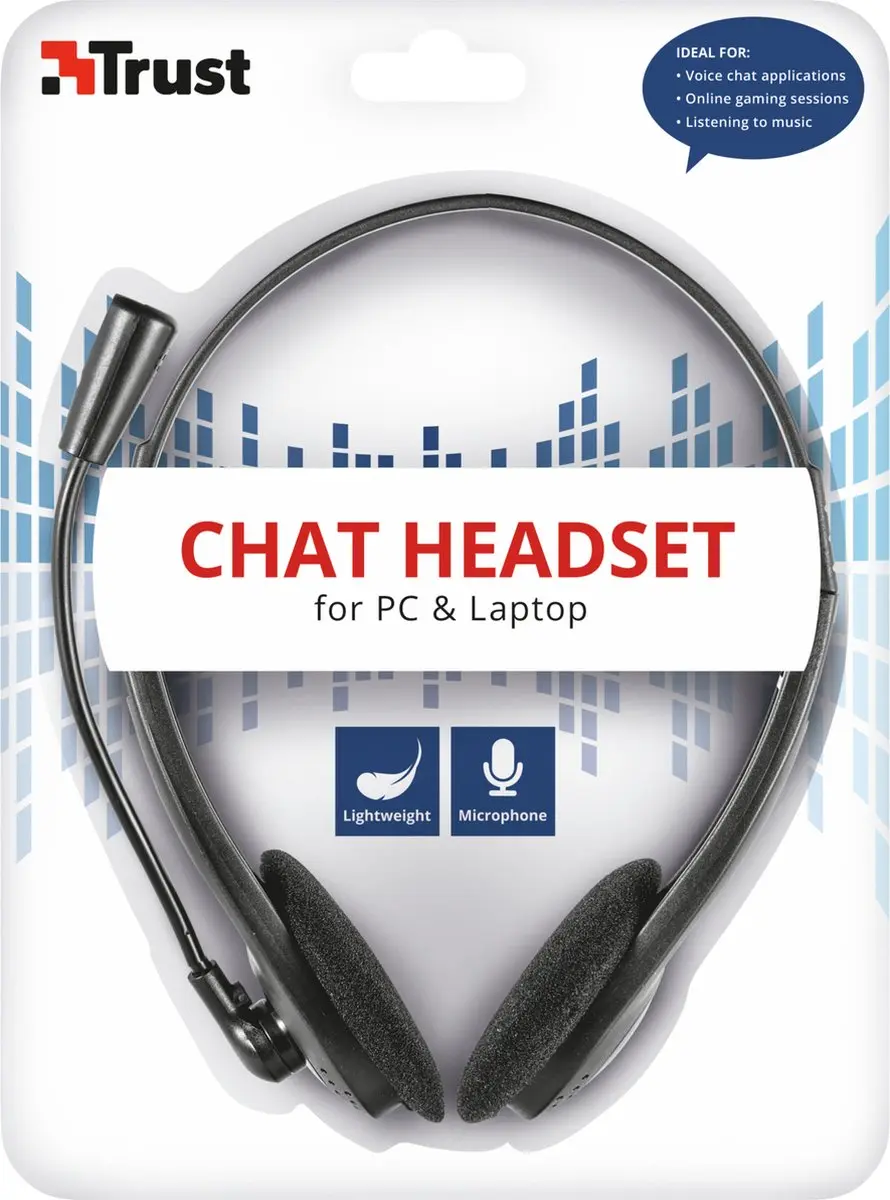 Trust Chat Headset 21867 - Zwart