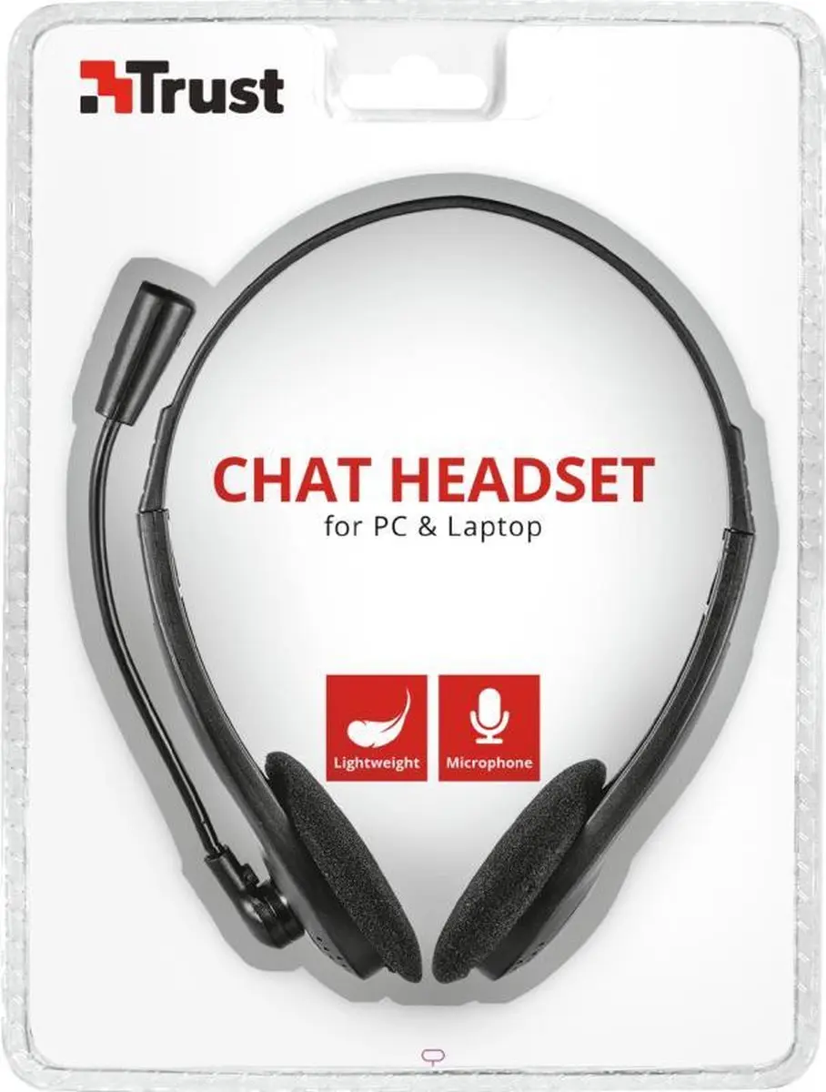 Trust Chat Headset 21867 - Zwart - afbeelding 6 van 6