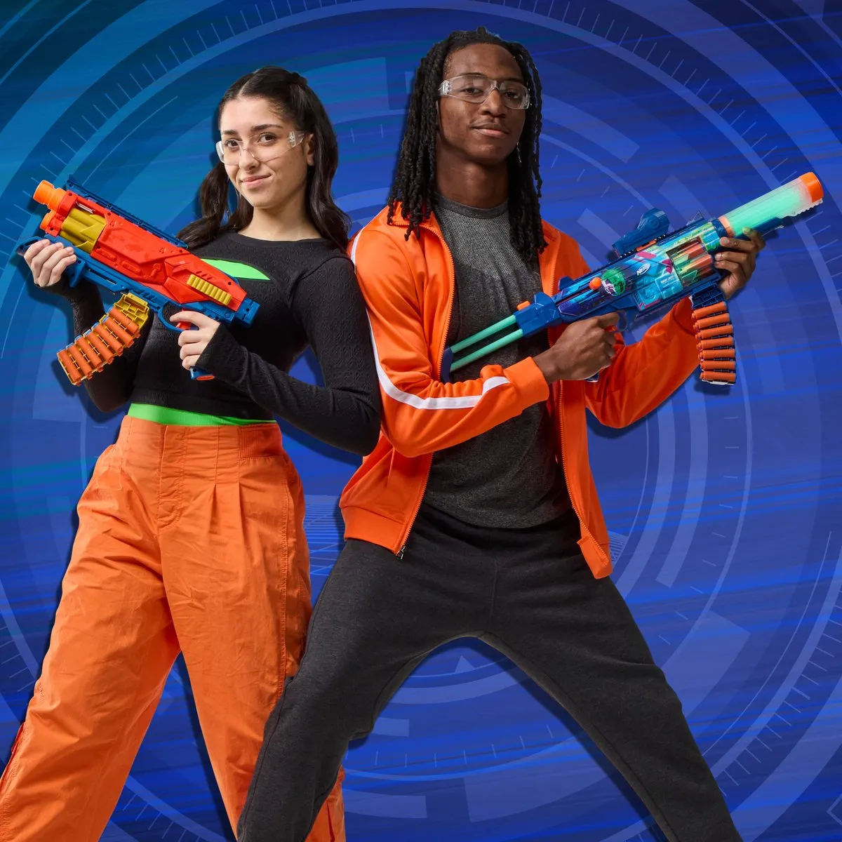 Nerf Loadout Cyberlight Ghost Blaster G1824 - Turquoise
