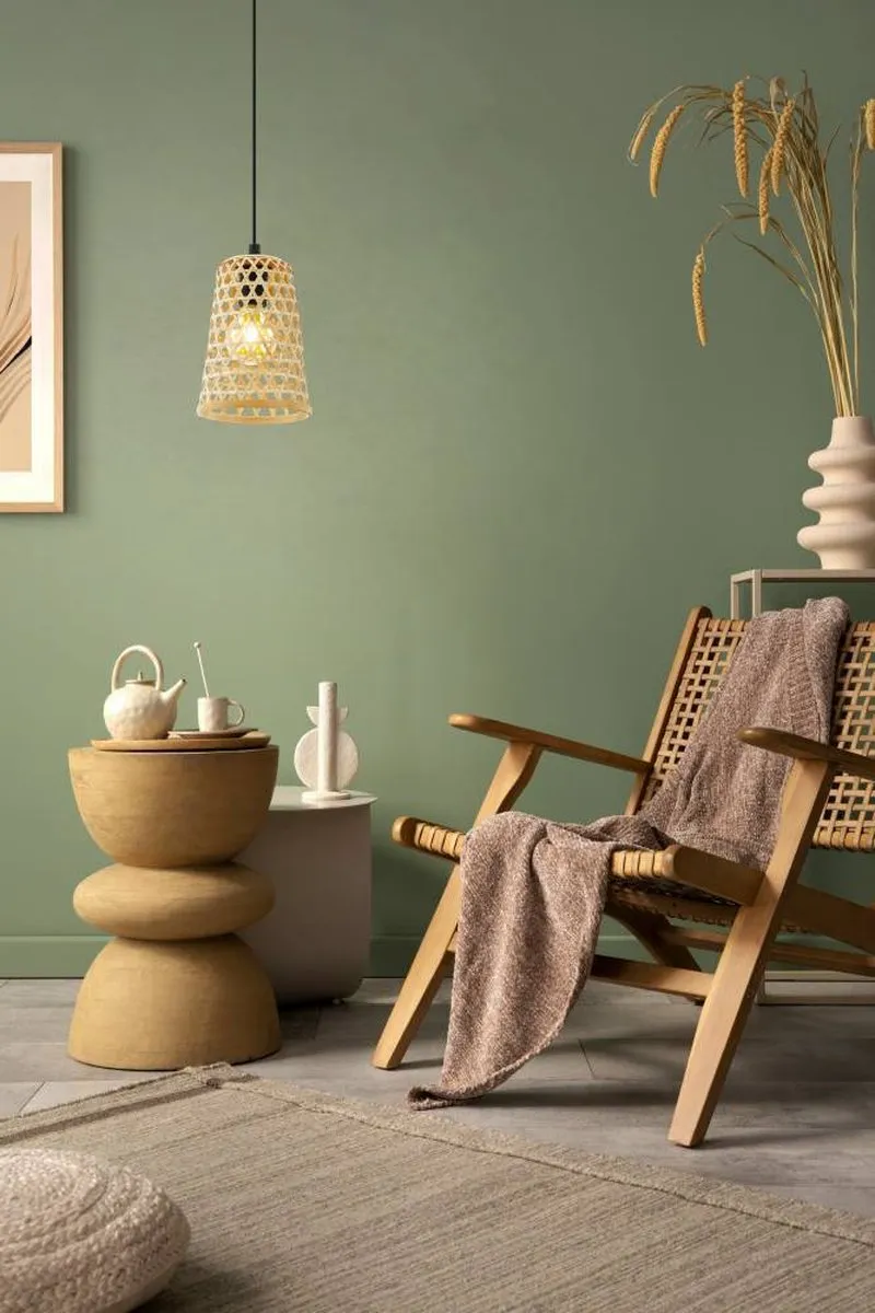 Eglo Claverdon Hanglamp Ø18cm - Zwart - afbeelding 6 van 6