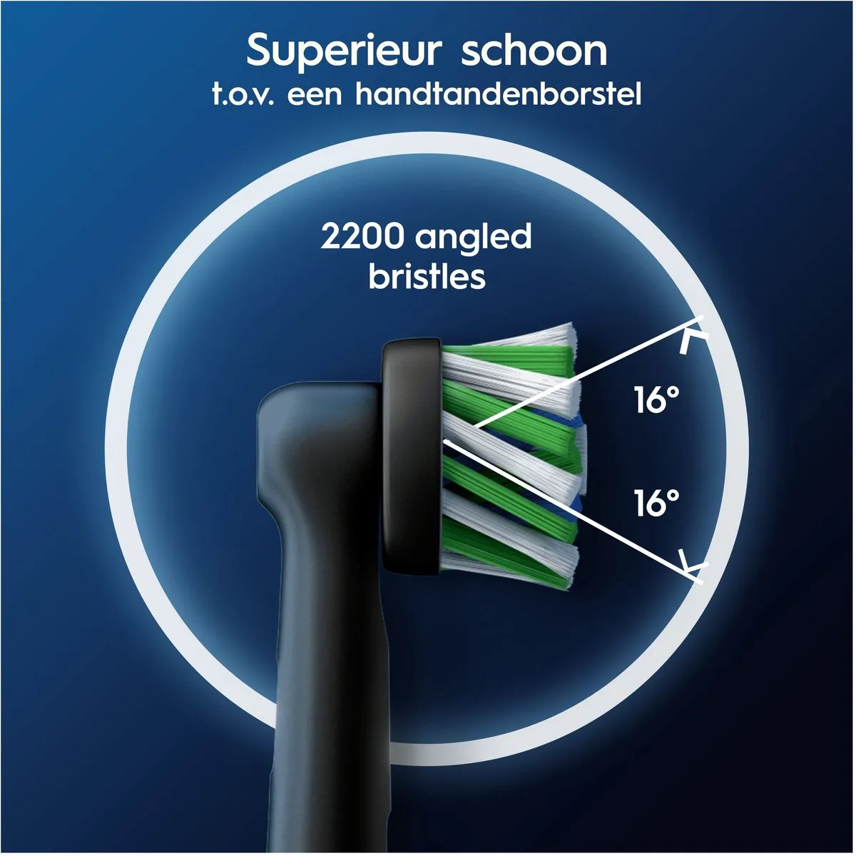 Oral-B Pro Cross Action Opzetborstels 12 Stuks - Zwart