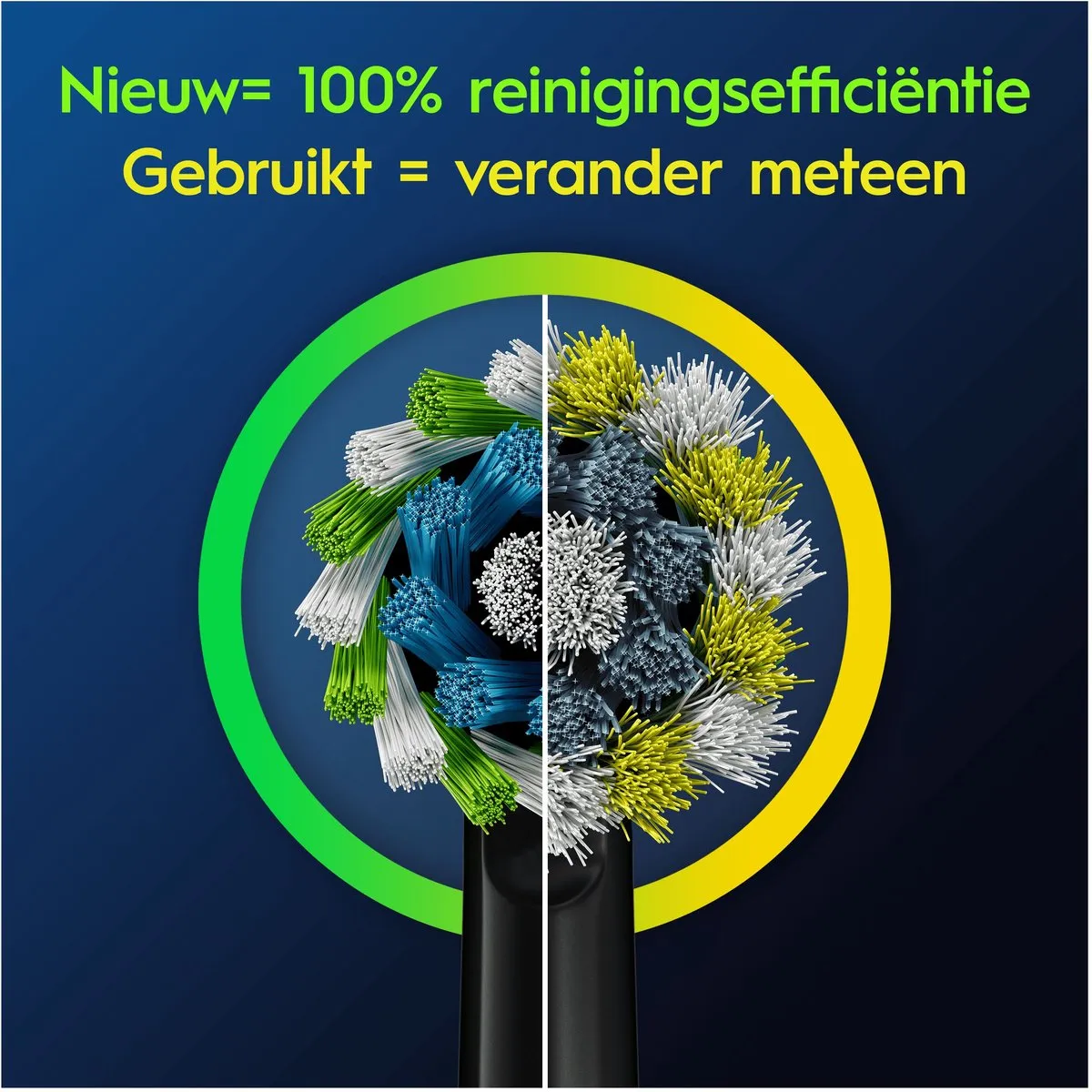 Oral-B Pro Cross Action Opzetborstels 12 Stuks - Zwart