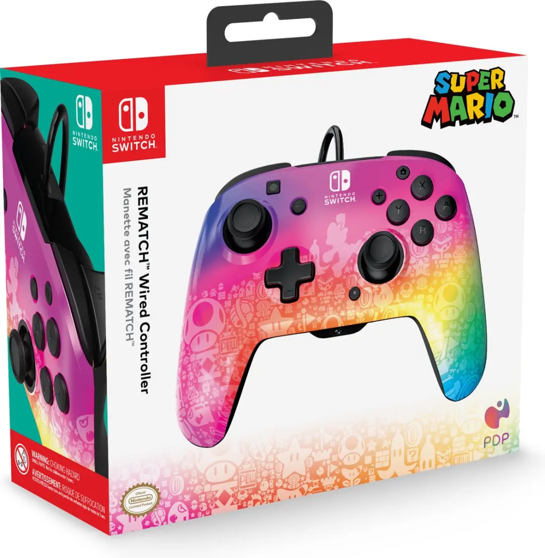 PDP Rematch Glow Gaming Controller 500-134-SPCTM - Veelkleurig - afbeelding 6 van 6