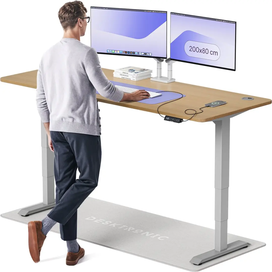 Desktronic HomePro Zit-sta Bureau 200x80cm