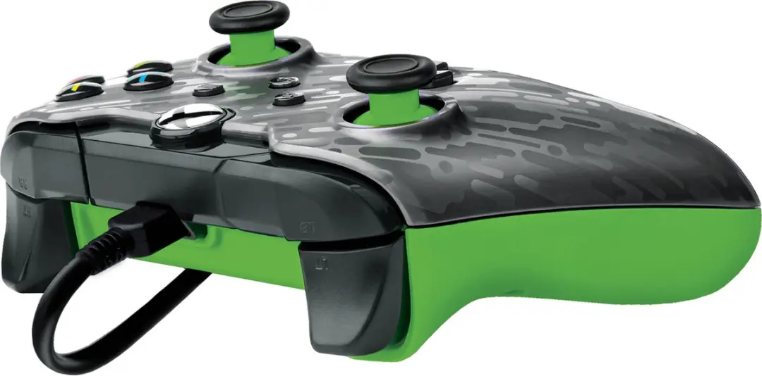 PDP Gaming Bedrade Controller 049-012-CMGG - Xbox Series X|S & Xbox One - Neon Carbon