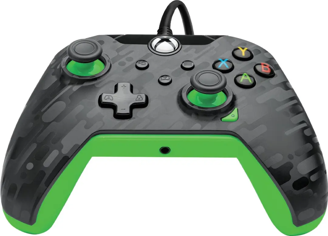 PDP Gaming Bedrade Controller 049-012-CMGG - Xbox Series X|S & Xbox One - Neon Carbon