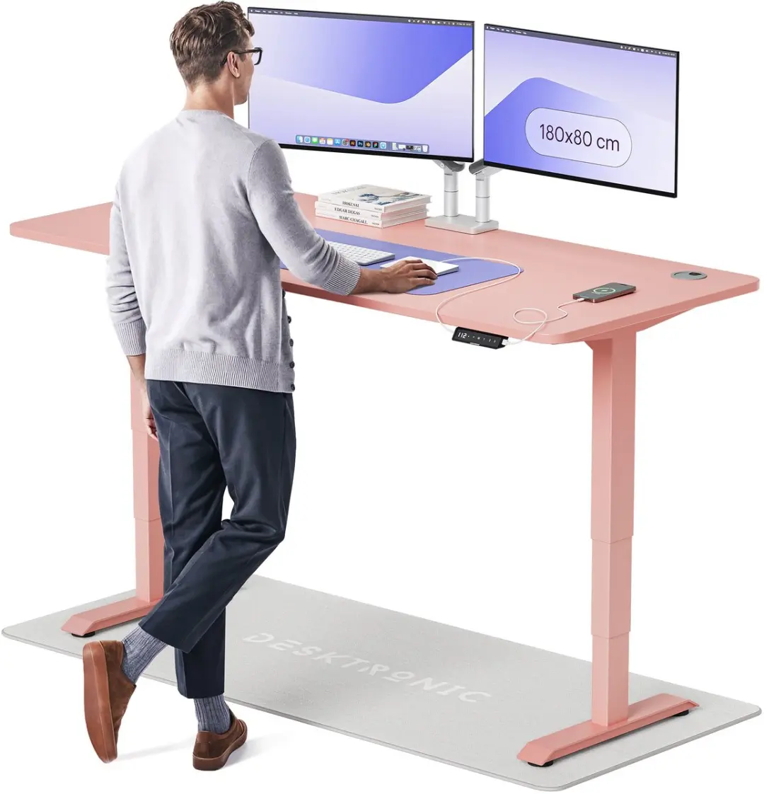 Desktronic HomePro Zit-sta Bureau 180x80cm