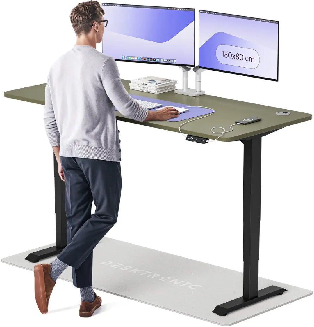 Desktronic HomePro Zit-sta Bureau 180x80cm