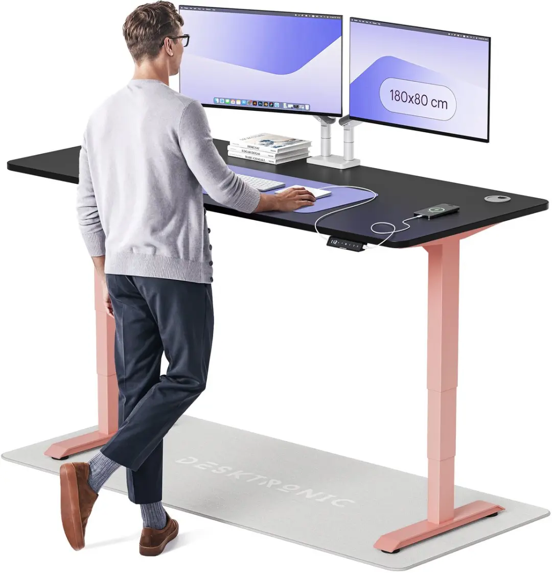Desktronic HomePro Zit-sta Bureau 180x80cm