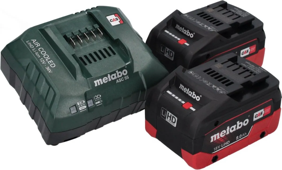 Metabo BS 18 LTX BL I Accuboormachine 18V - 130Nm - 2x 8.0Ah - afbeelding 4 van 5