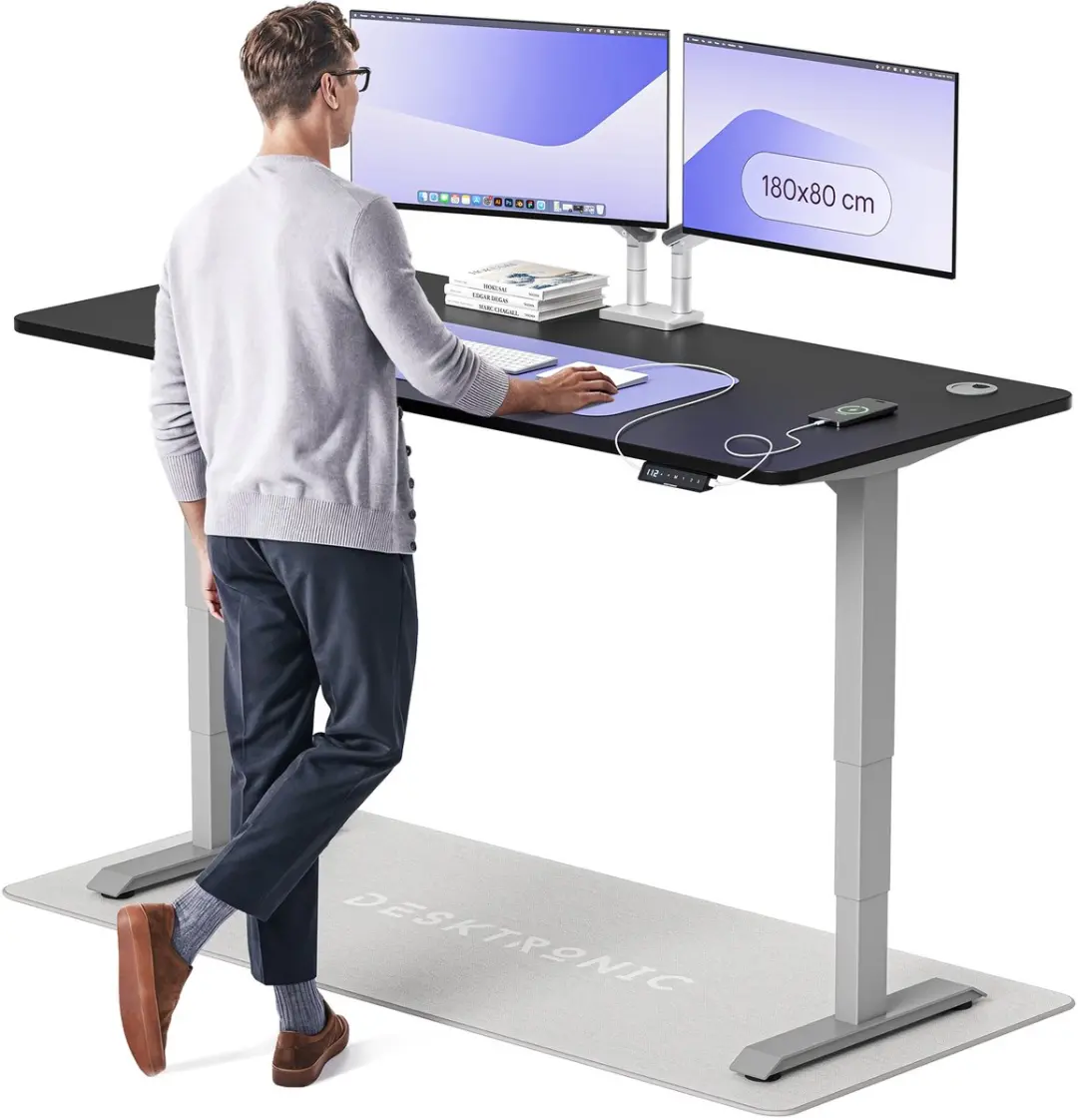 Desktronic HomePro Zit-sta Bureau 180x80cm