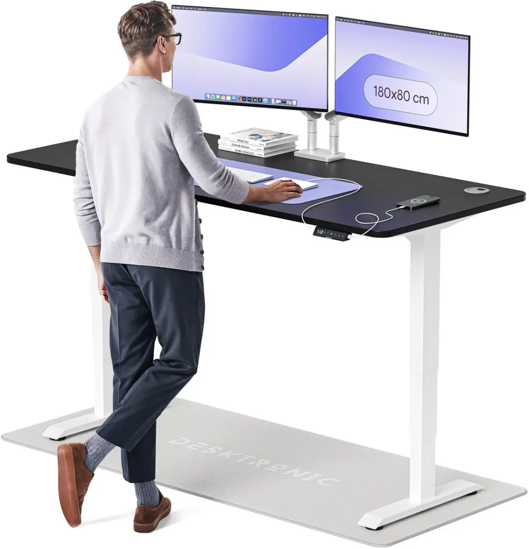 Desktronic HomePro Zit-sta Bureau 180x80cm