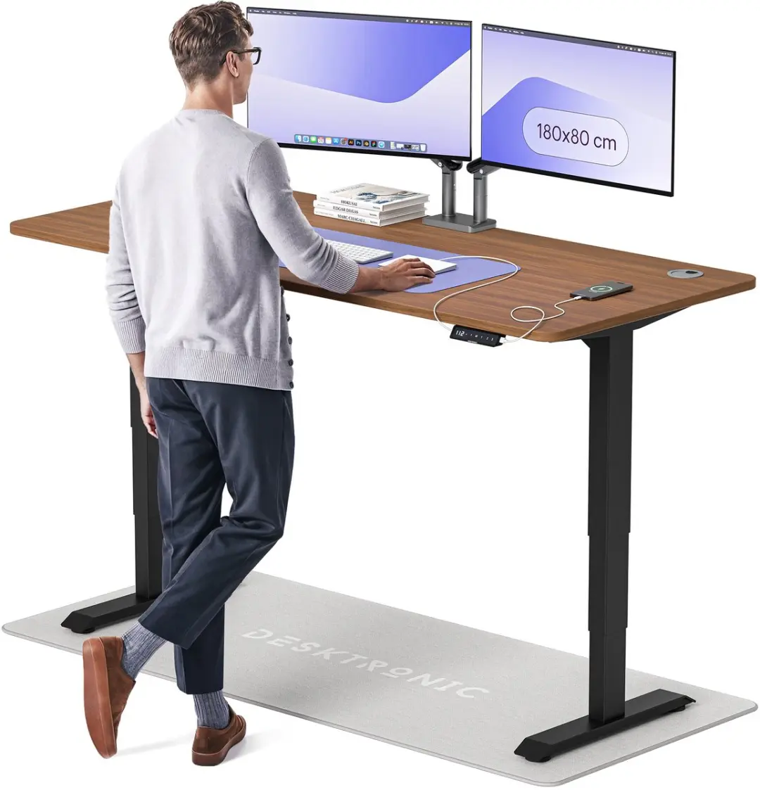 Desktronic HomePro Zit-sta Bureau 180x80cm