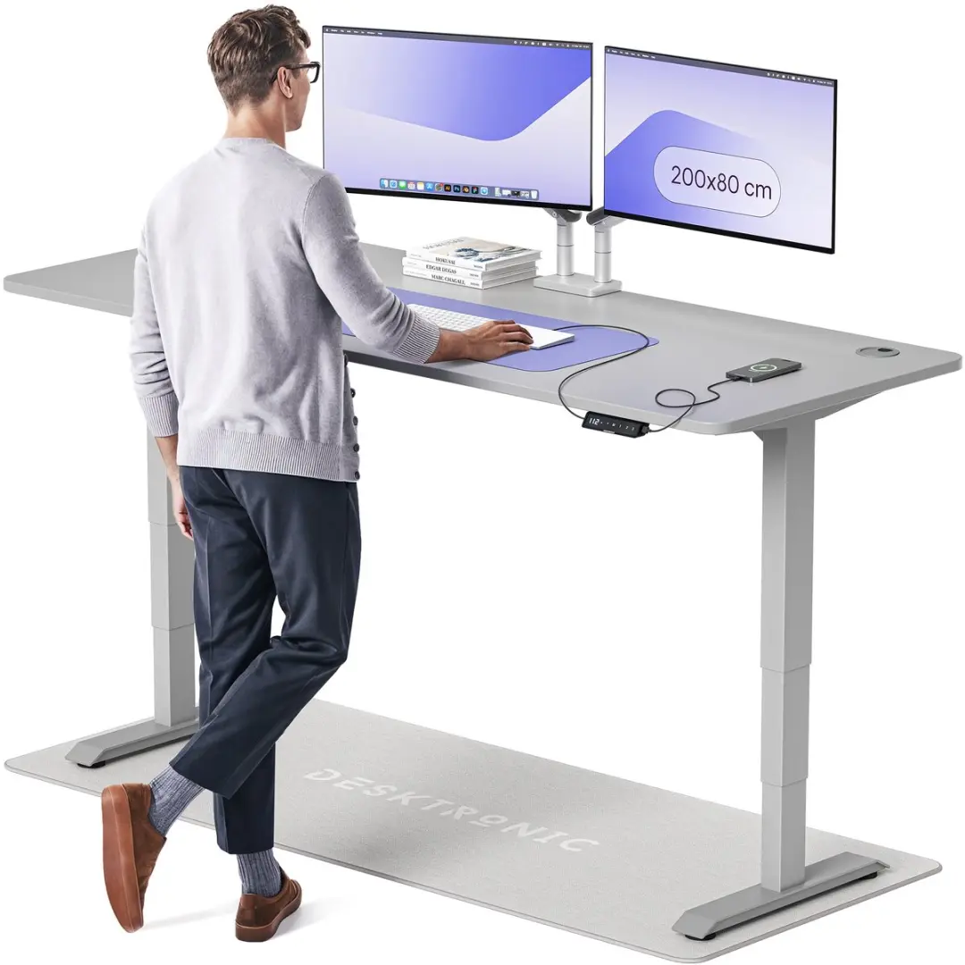 Desktronic HomePro Zit-sta Bureau 200x80cm