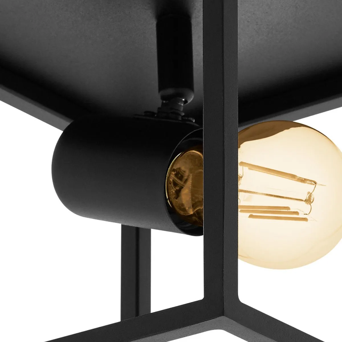 Eglo Silentina Plafondlamp E27 - 2x18cm - Zwart
