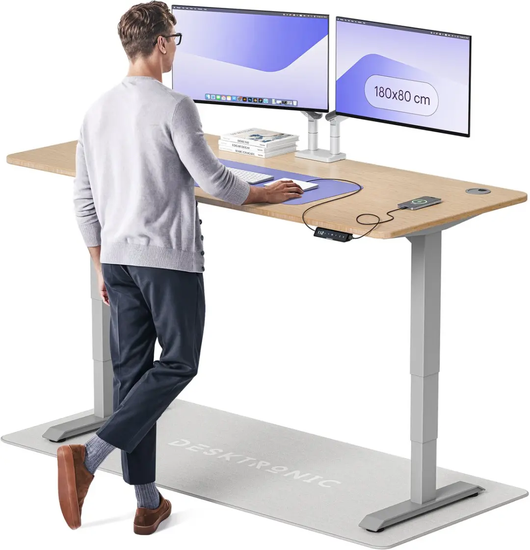 Desktronic HomePro Zit-sta Bureau 180x80cm