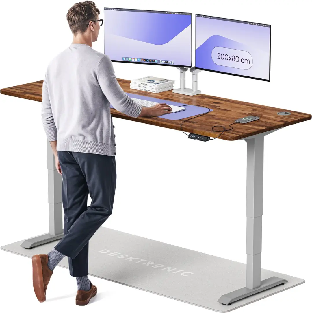 Desktronic HomePro Zit-sta Bureau 200x80cm