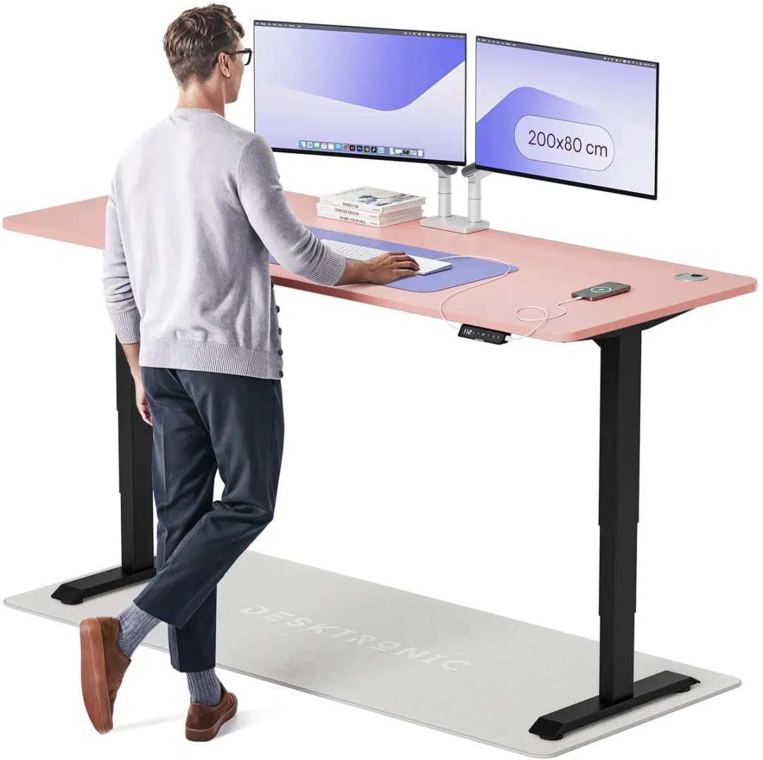 Desktronic HomePro Zit-sta Bureau 200x80cm