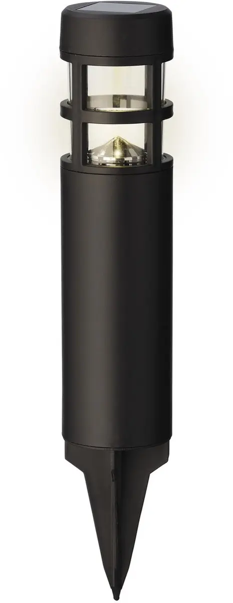 Lumineo Solar Pilaar Staande Buitenlamp Ø7x28cm