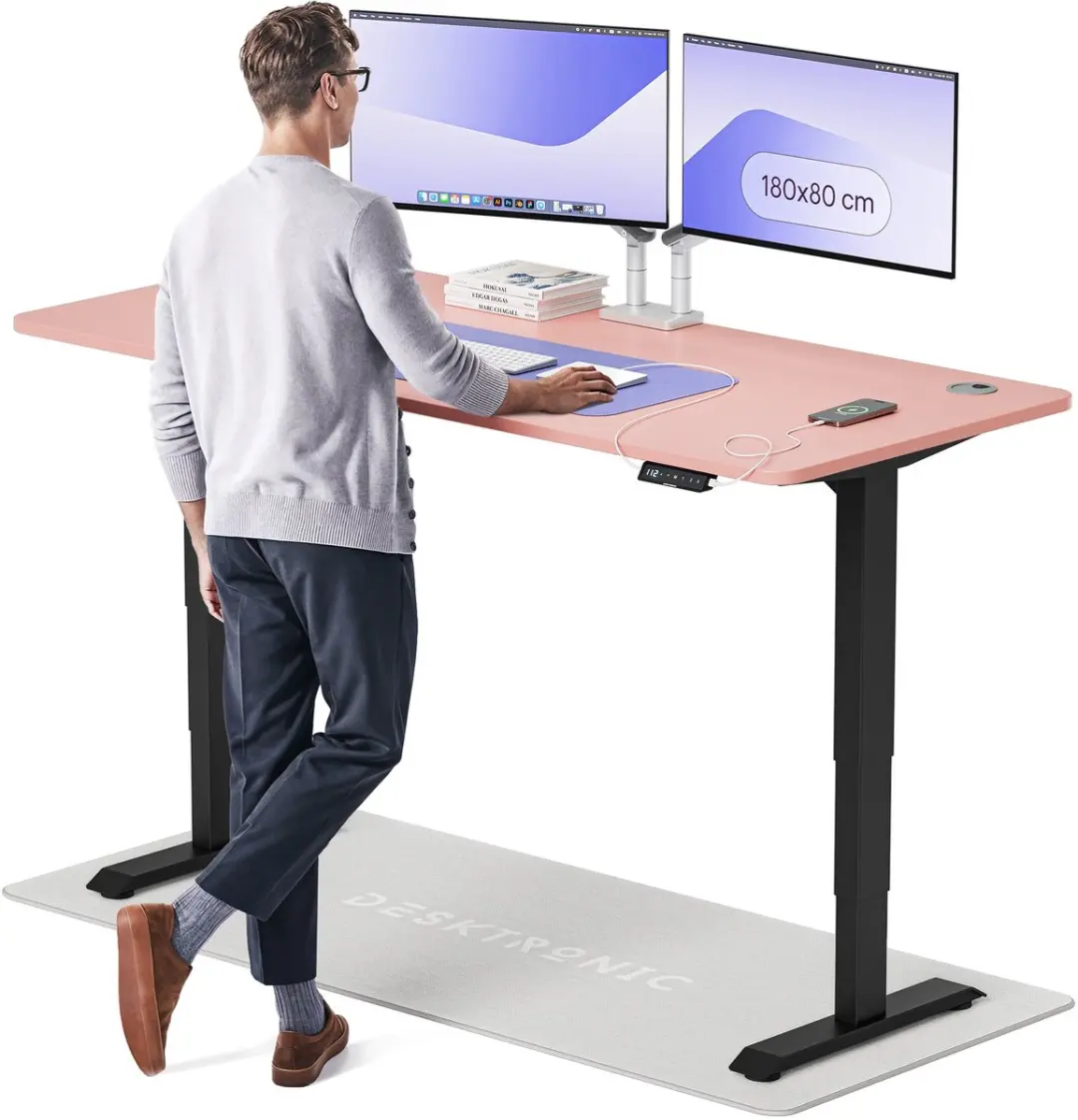 Desktronic HomePro Zit-sta Bureau 180x80cm