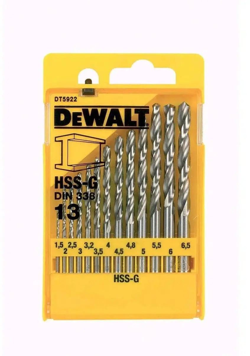 DeWalt DT5922 Metaalborenset 13-delig