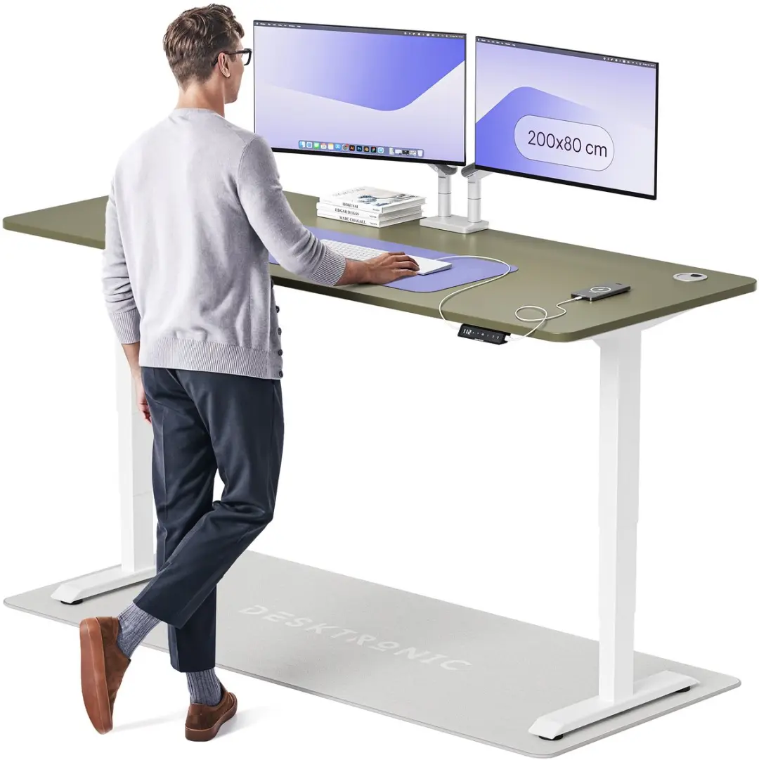 Desktronic HomePro Zit-sta Bureau 200x80cm