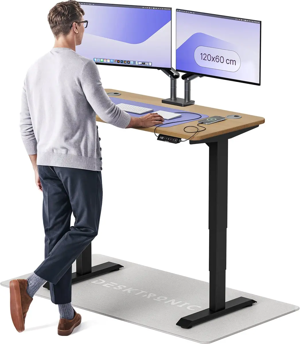 Desktronic HomePro Zit-sta Bureau 120x60cm