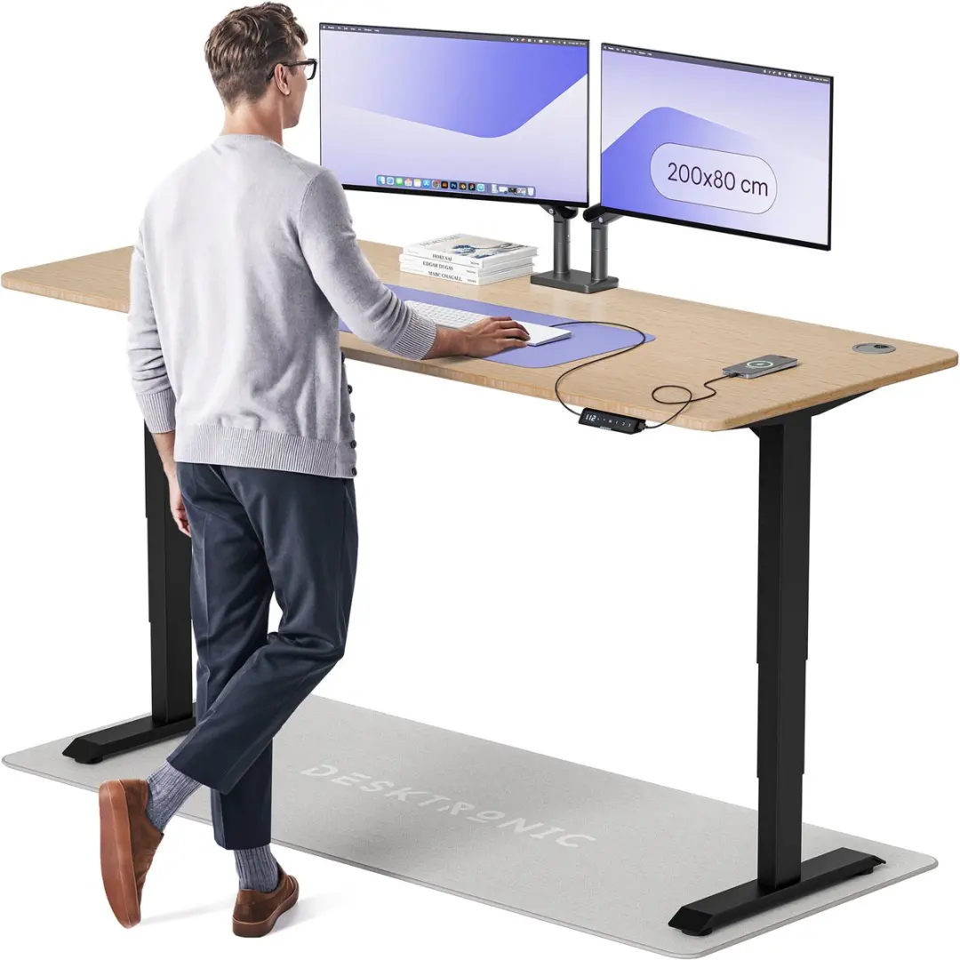 Desktronic HomePro Zit-sta Bureau 200x80cm