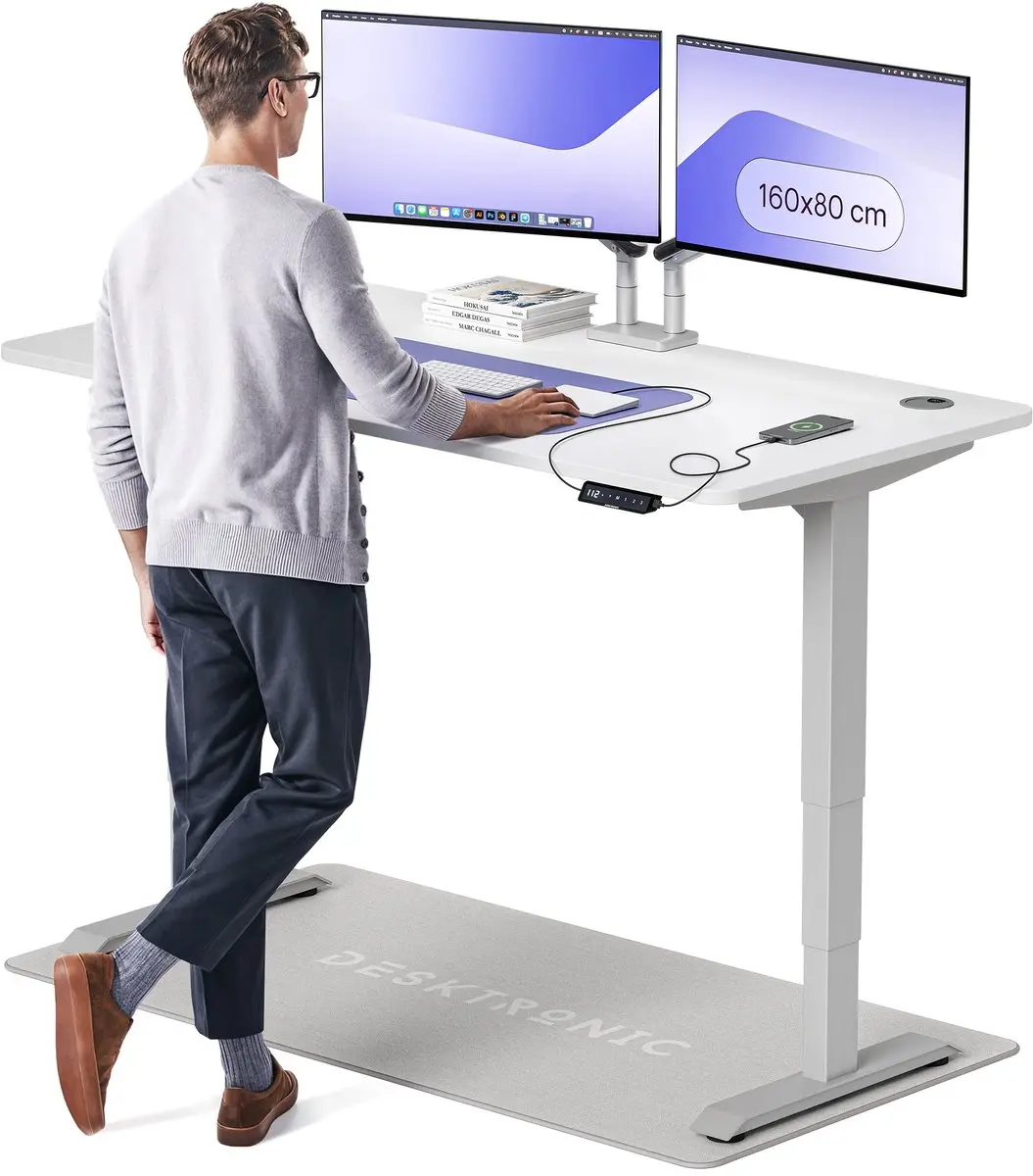 Desktronic HomePro Zit-sta Bureau 160x80cm