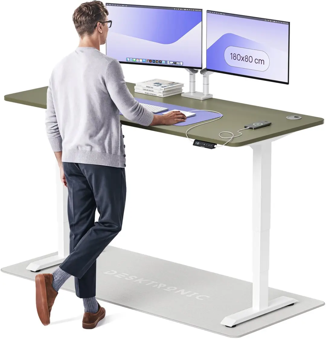 Desktronic HomePro Zit-sta Bureau 180x80cm