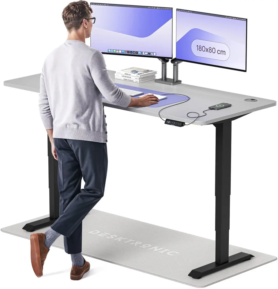 Desktronic HomePro Zit-sta Bureau 180x80cm