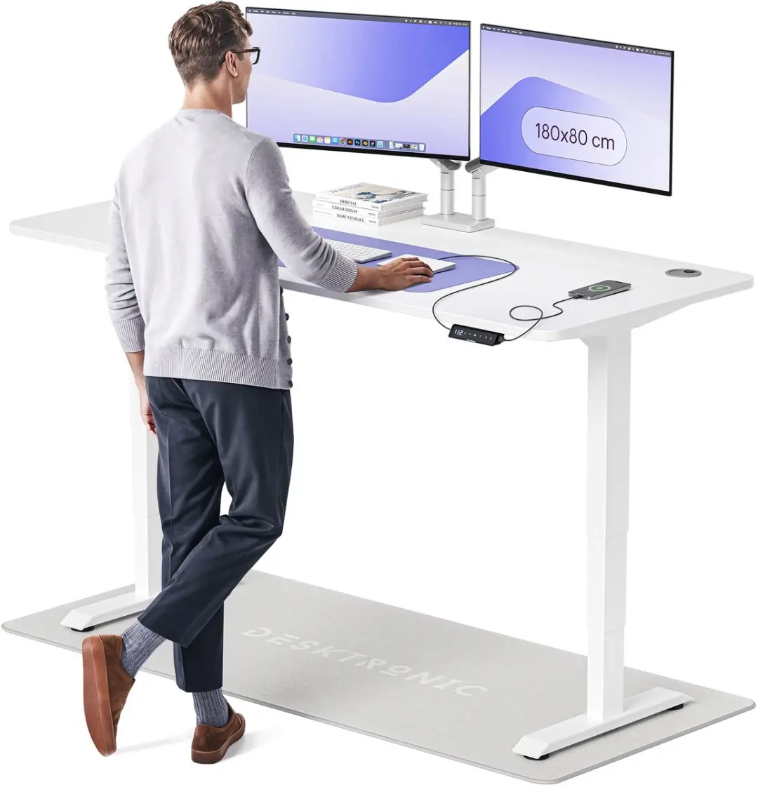 Desktronic HomePro Zit-sta Bureau 180x80cm