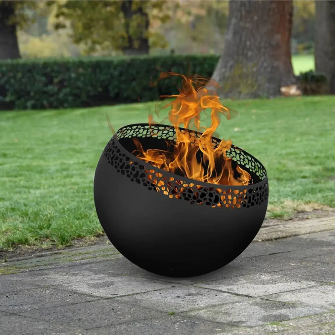 Esschert Design Vuurplaats Bolvormig Zwart