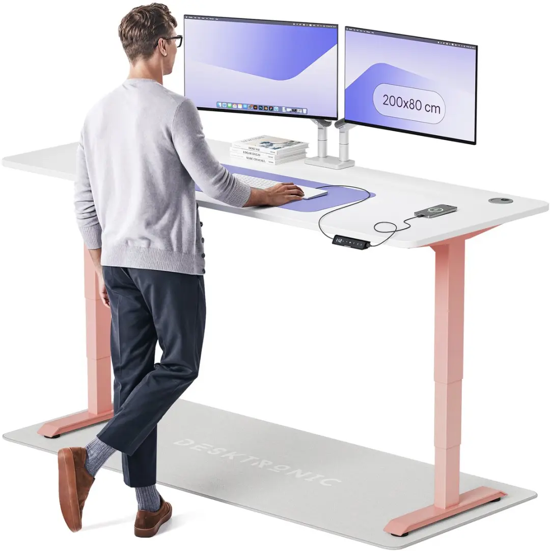 Desktronic HomePro Zit-sta Bureau 200x80cm